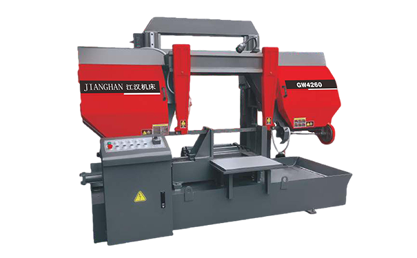 蓬安GW4260双柱龙门卧式带锯床