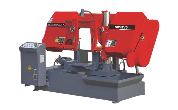 蓬安GW4240双柱卧式带锯床