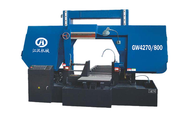 蓬安GW4270/800双柱龙门卧式带锯床